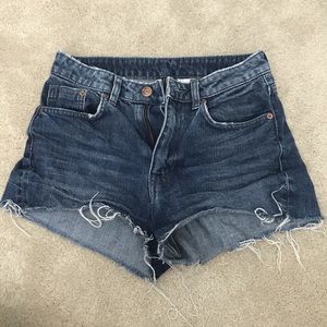 H&M denim cutoffs